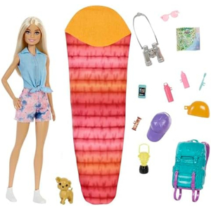 Barbie Malibu Camping Set with Doll and Puppy - HDF73