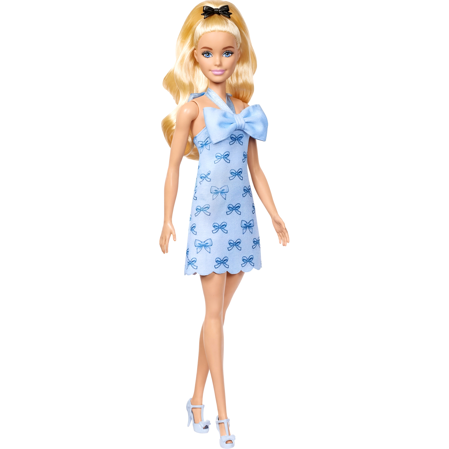 Barbie Girls Fashionista Doll Blue Bow Dress - Image 3