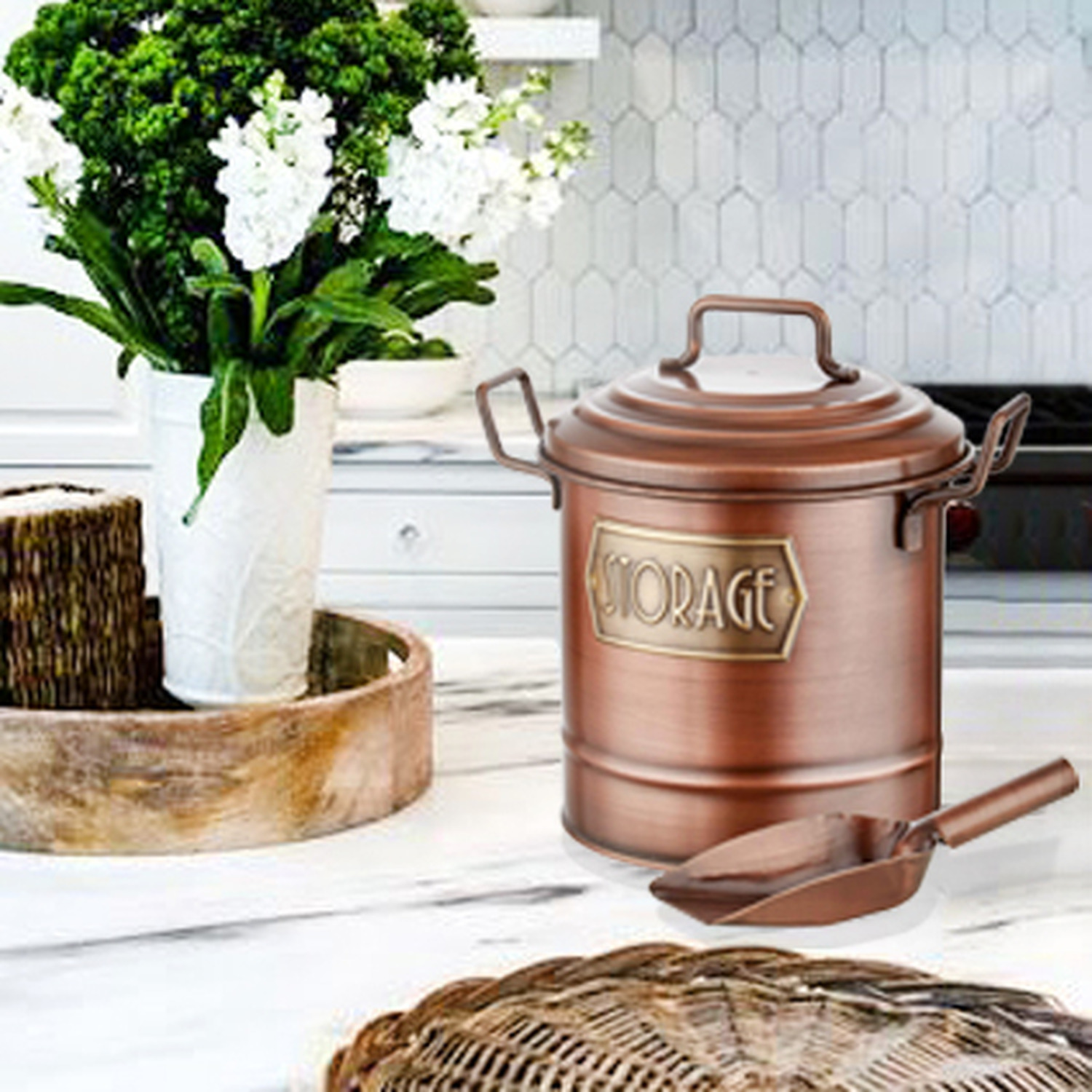 The Mia Kitchen Storage Box - Copper