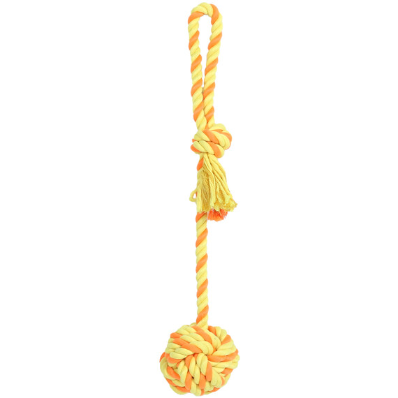 Knotted Ball on a Rope