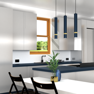 Milagro Pendant Lamp Joker Blue 3xE27