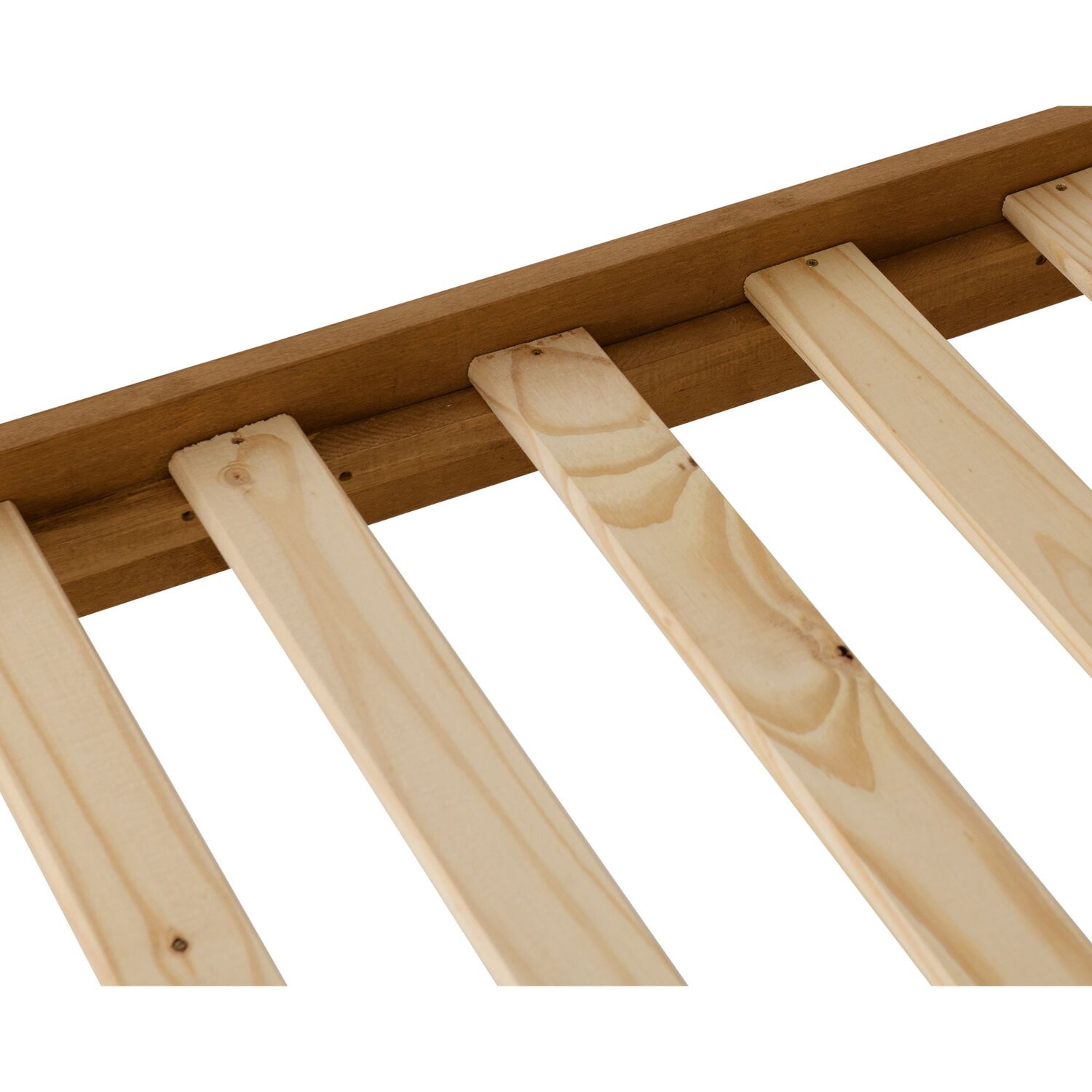 Corona 4 6 Double Low Foot End Bed - Distressed Waxed Pine