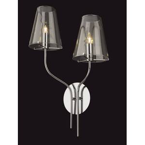 Jasmine 2 Light Indoor Wall Light Chrome G9