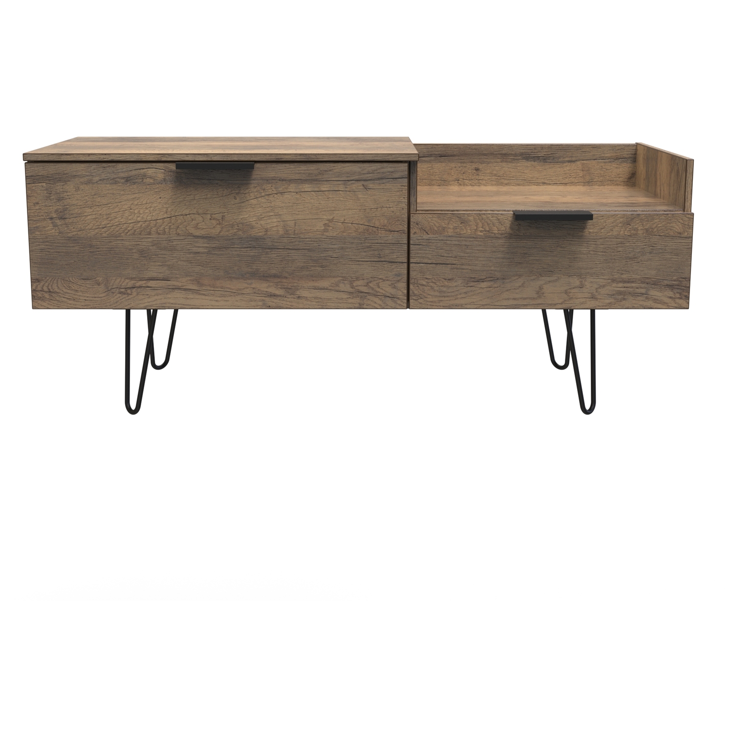 Hong Kong Tv Console Unit - Vintage Oak
