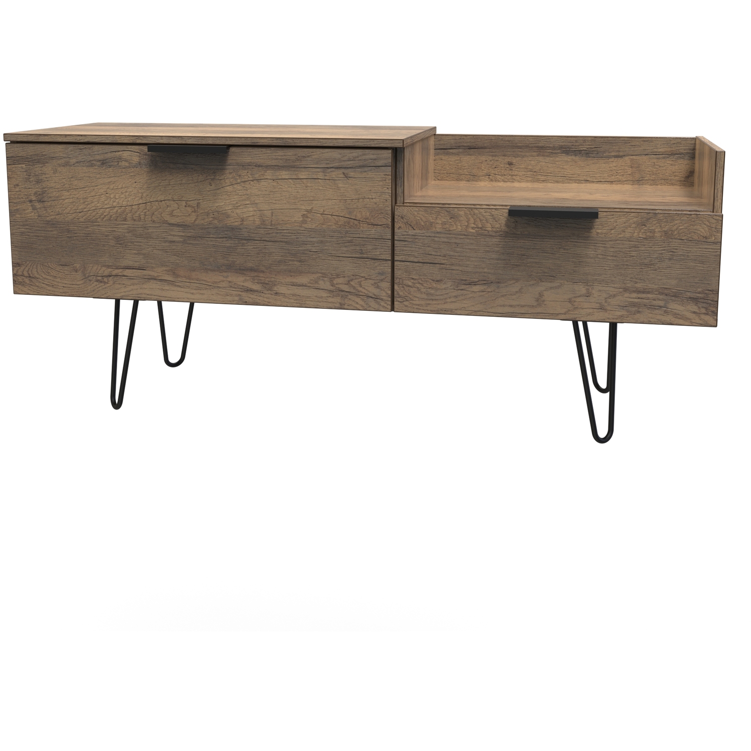 Hong Kong Tv Console Unit - Vintage Oak
