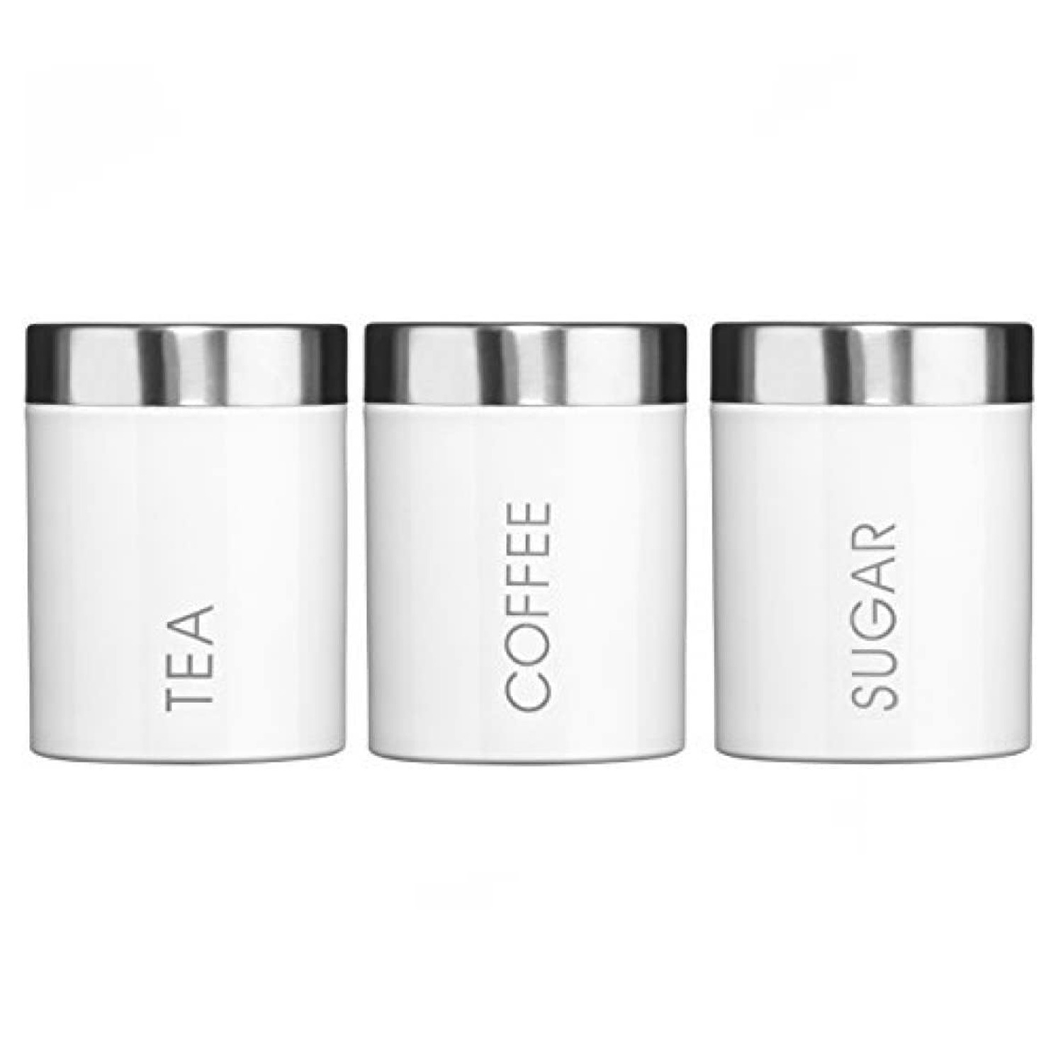 Image of Set of 3 Airtight Tea Sugar&hellip;