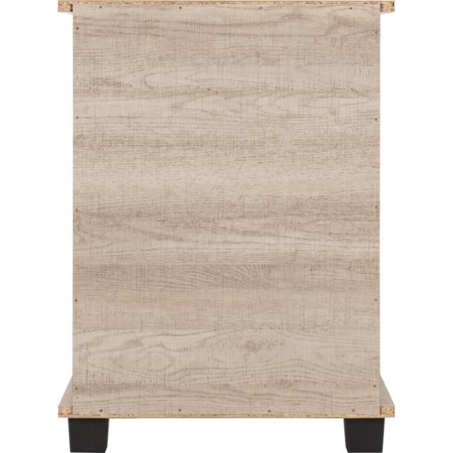 Oliver 3 Drawer Bedside - Light Oak