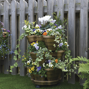 Bronze  Self-Watering Tiered Planter