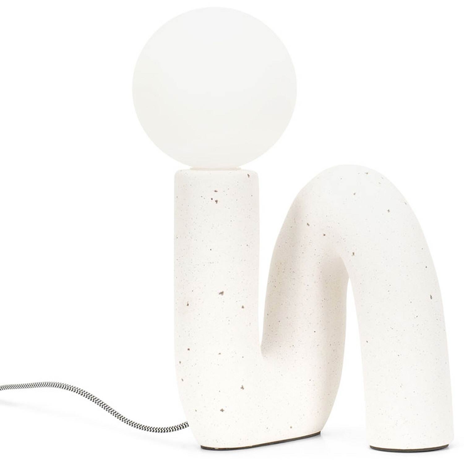 Image of Jules Arch Table Lamp - White