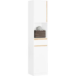 Tall Storage Cabinet with Drawer and 2 Doors