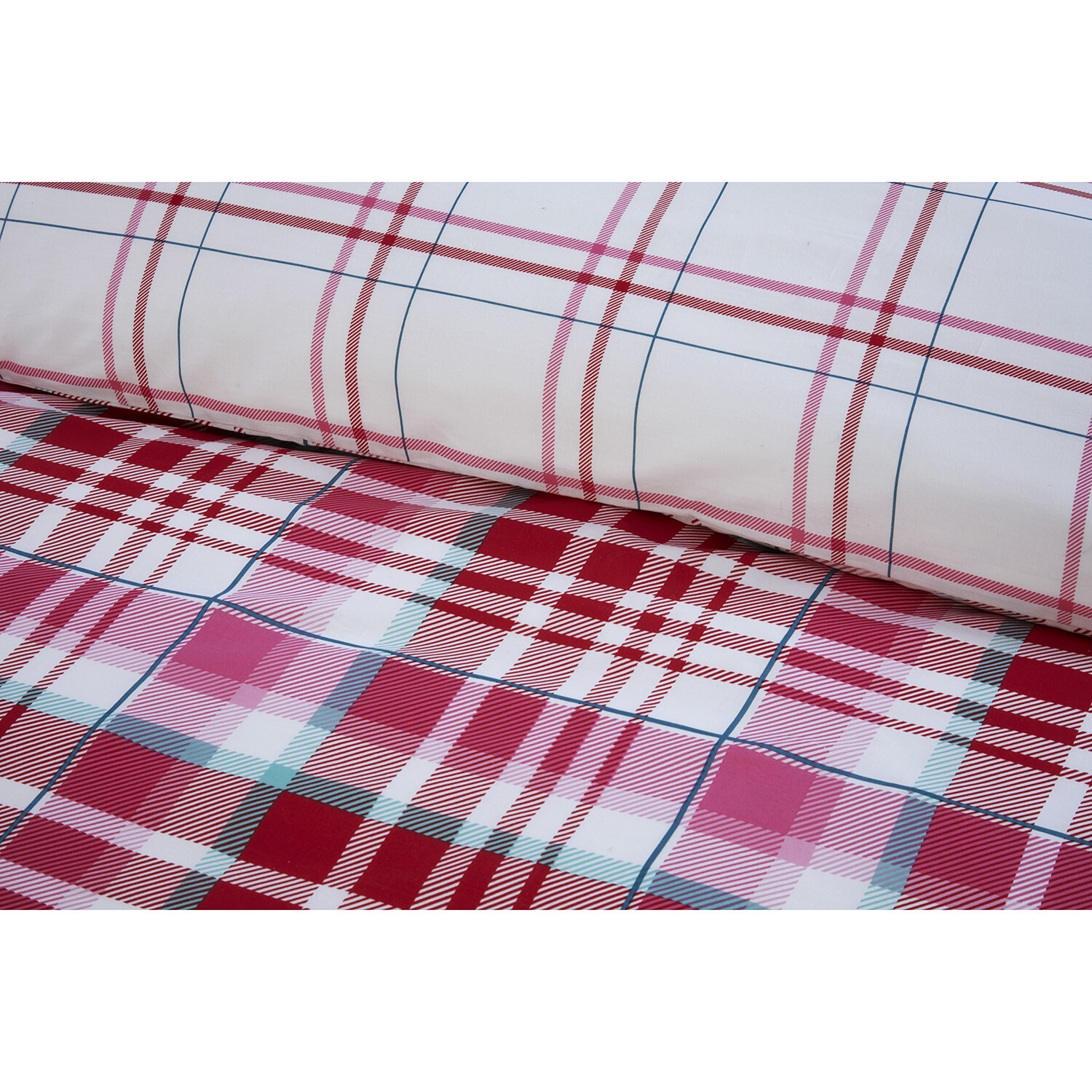 Ailsa Check Duvet Set - Pink King