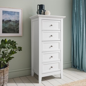 White / 55cm / 27.2kg Karlstad Chest of Drawers shot 6161793