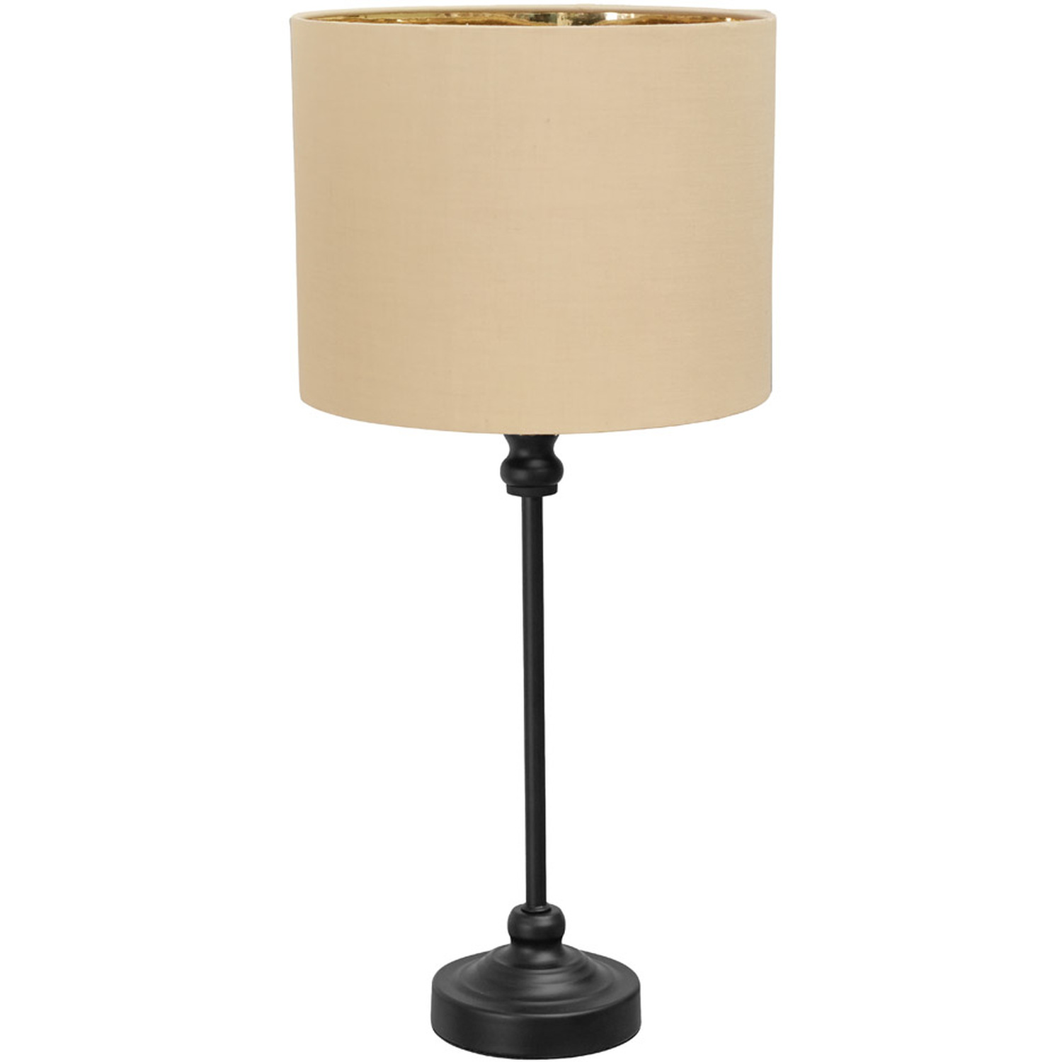 Image of Maggie Black Table Lamp Metallic Shade&hellip;
