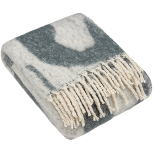 Meta Jacquard Tasselled Throw