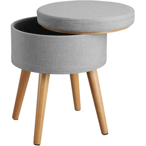Padded Stool with Storage Space
