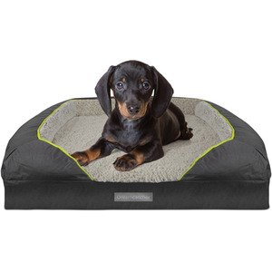 Dog Bed Orthopaedic Memory Foam Grey