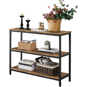 3 Tier Industrial Console Table