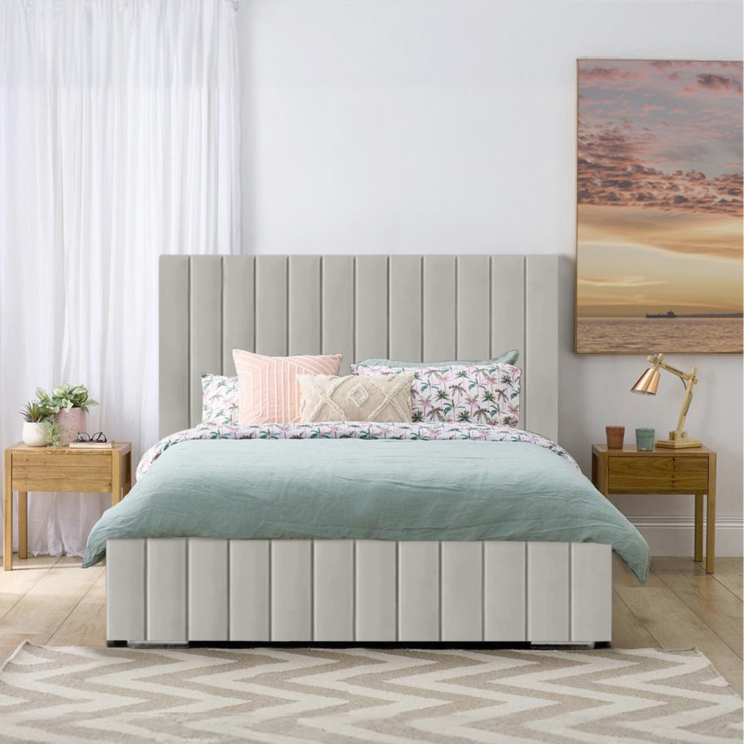 Ammara Bed Frame - Silver Single