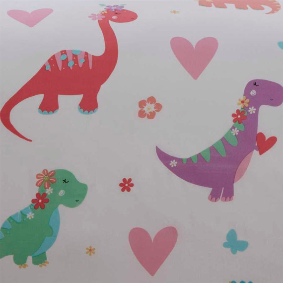 Dino Daisy Duvet Cover Set
