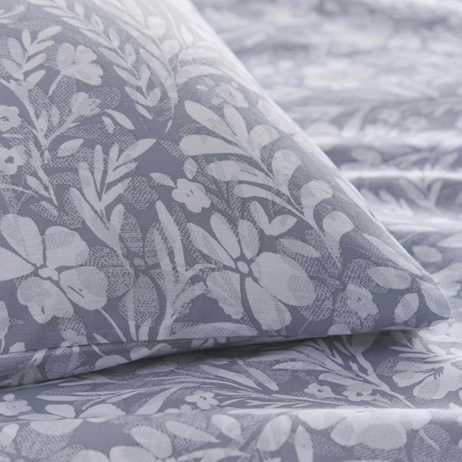 Charlotte Thomas Olivia Duvet Cover Set - Grey Double