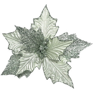 Glitter Flower Clip