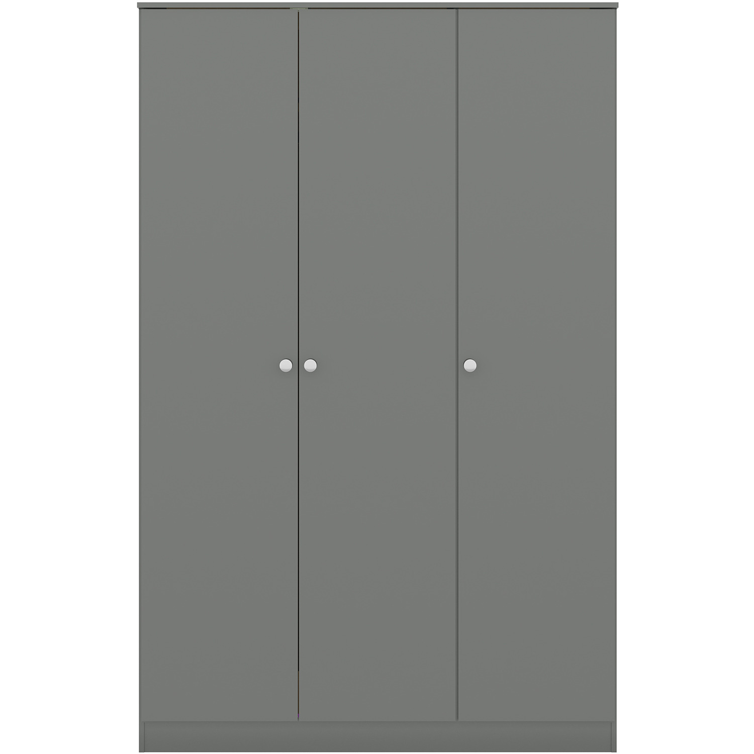 Denver 3 Door Wardrobe - Grey
