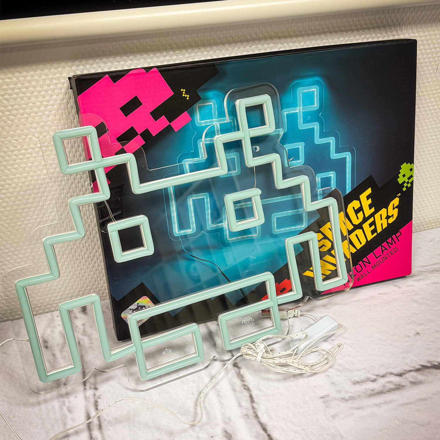 Space Invaders Neon Sign Space Invaders Logo Neon Lamp