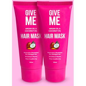 Argan Oil and Coconut Oil Hair Mask Duo