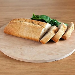 Bamboo Pizza Cutting Board with Grooves