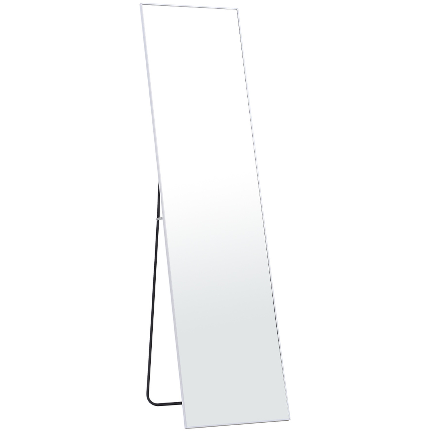 The Hot Sale Full Length Mirrors Rectangular Freestanding Hanging - White