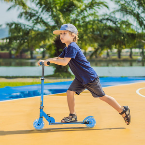 Kids Scooter with Lights, Music, Adjustable Height