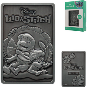 Disney Lilo and Stitch Collectible Metal Ingot