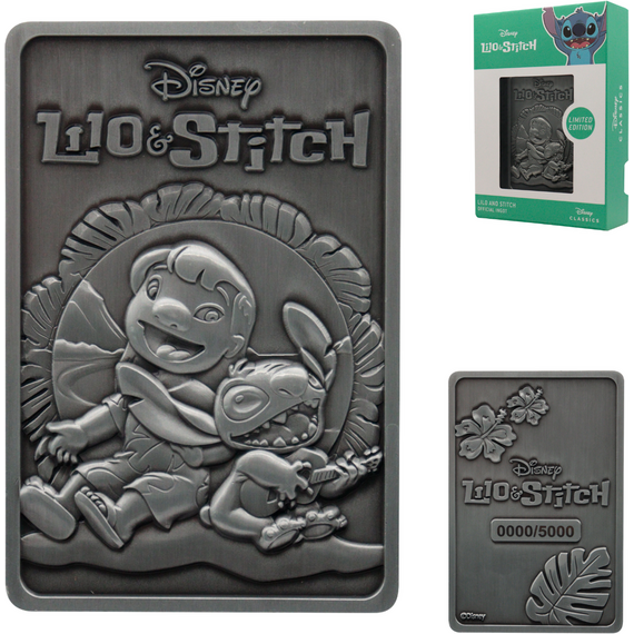 Disney Lilo and Stitch Collectible Metal Ingot