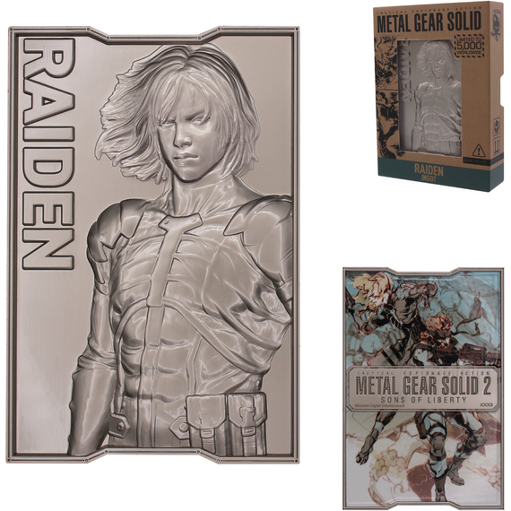 Metal Gear Solid 2 Raiden Limited Edition Metal Collectible