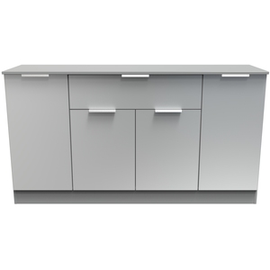 Plymouth Ready Assembled 4 Door 1 Drawer Wide Unit