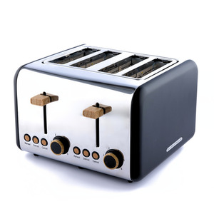 Scandi 4-Slice Toaster Matte Black