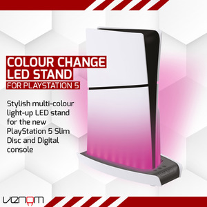 Venom LED Light up Console Stand for PS5 Slim