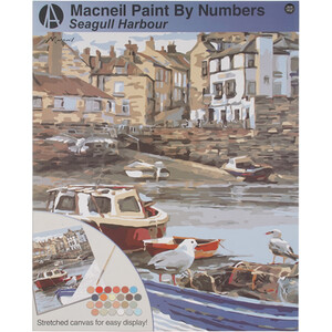 MacNeil Paint By Numbers Seagull Harbour Kit