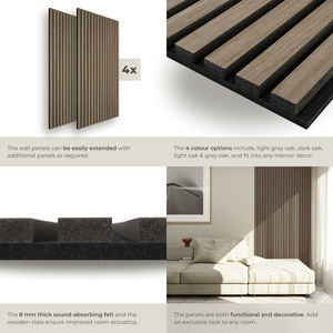 Acoustic Wall Panels with Wood Effect