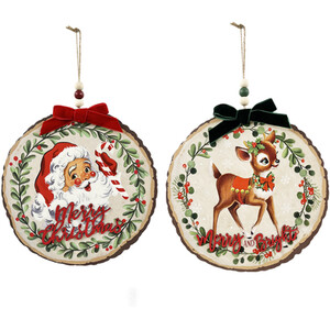 Whimsical Christmas Hanging Plaque
