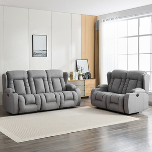 Caesar Technology Fabric Electric Recliner Sofa