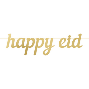 Happy Eid Letter Banner G