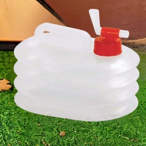 Collapsible 5L Water Carrier with Spout for Camping and Outdoor Use