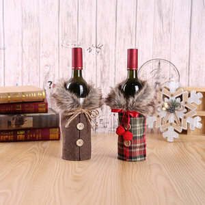Festive Cheers Christmas Wine Bottle Cover 6pcs Set