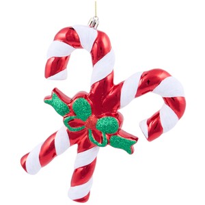 Pack of 2 Candy Cane Hanging Decorations