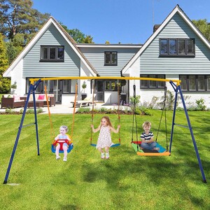 Outdoor Playground Swing Playset