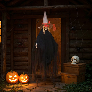 Halloween Voice Sensor Light-Up Witch