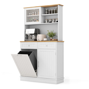 Double Tilt Out Trash Cabinet