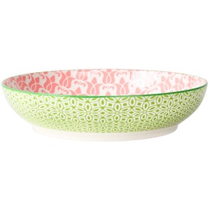 Azalia Pad Print Pasta Bowl