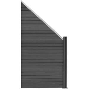 Composite Angled Fence Panel